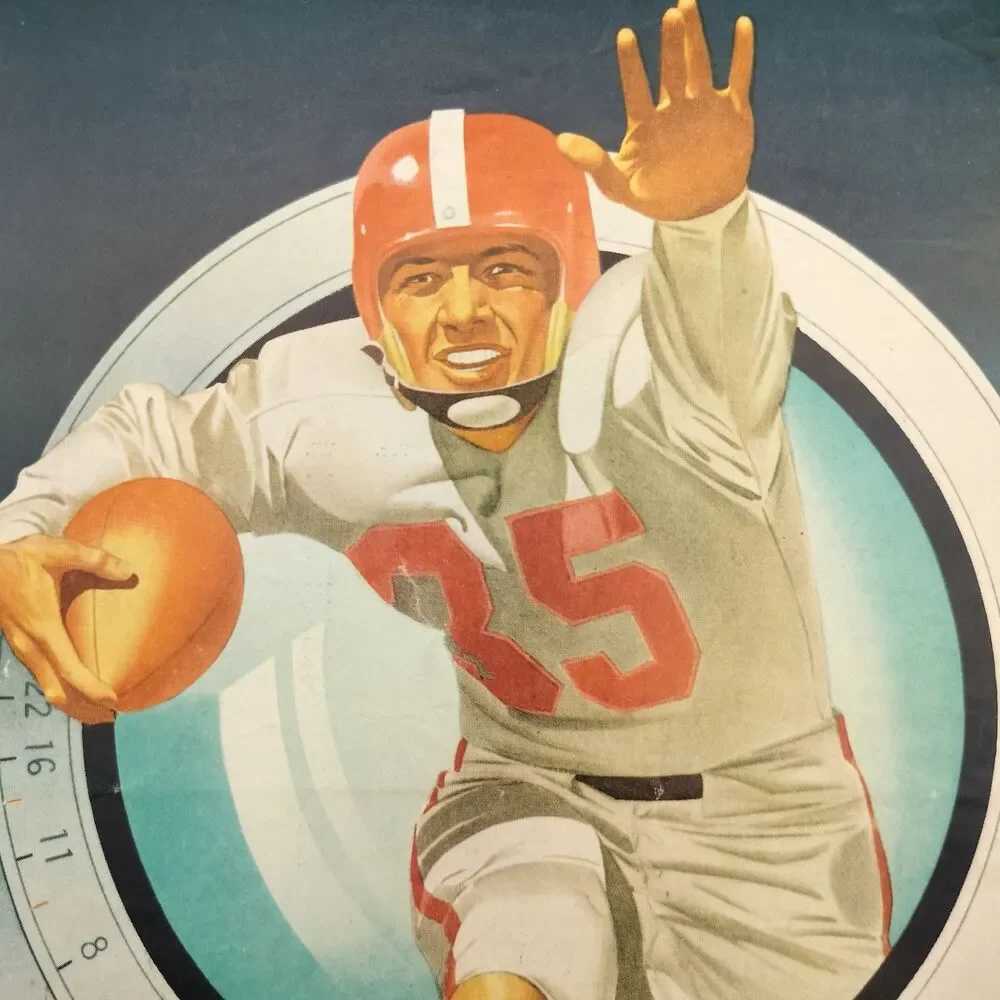1955 Notre Dame vs. Mt. Carmel Football Program Vintage NCAA College Game